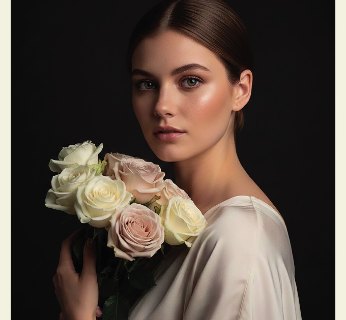 Editorial Floral Composition